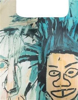 Nákupná taška LOQI Museum, Basquiat - Warhol 5