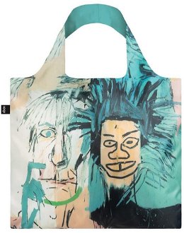 Nákupná taška LOQI Museum, Basquiat - Warhol 2
