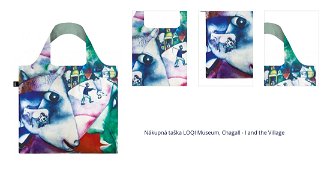 Nákupná taška LOQI Museum, Chagall - I and the Village 1