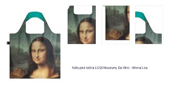 Nákupná taška LOQI Museum, Da Vinci - Mona Lisa 1