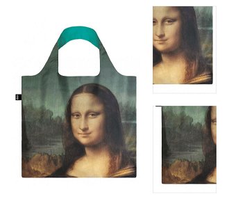 Nákupná taška LOQI Museum, Da Vinci - Mona Lisa 3
