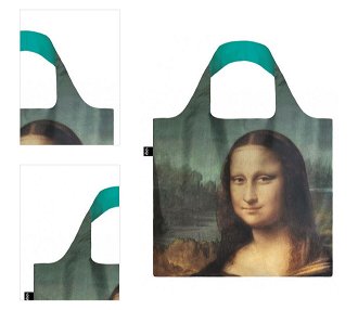 Nákupná taška LOQI Museum, Da Vinci - Mona Lisa 4