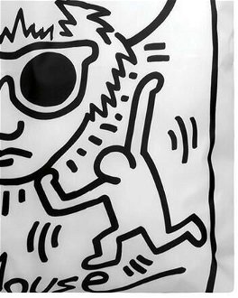 Nákupná taška LOQI Museum, Haring - Andy Mouse 9