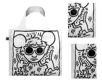 Nákupná taška LOQI Museum, Haring - Andy Mouse 3