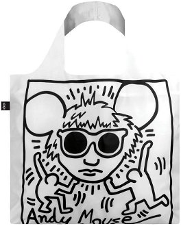 Nákupná taška LOQI Museum, Haring - Andy Mouse 2