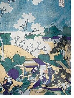 Nákupná taška LOQI Museum, Hokusai - Fuji from Gotenyama 9