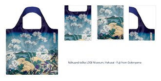 Nákupná taška LOQI Museum, Hokusai - Fuji from Gotenyama 1