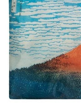 Nákupná taška LOQI Museum, Hokusai - Red Fuji, Mountains in Clear Weather 8
