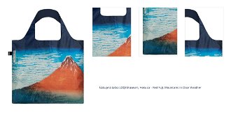 Nákupná taška LOQI Museum, Hokusai - Red Fuji, Mountains in Clear Weather 1