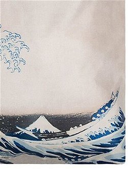 Nákupná taška LOQI Museum, Hokusai - The Great Wave Recycled 9