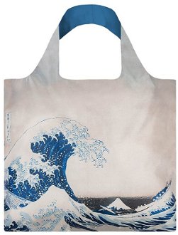 Nákupná taška LOQI Museum, Hokusai - The Great Wave Recycled 2