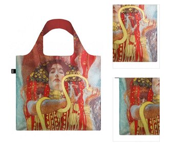 Nákupná taška LOQI Museum, Klimt - Hygieia 3