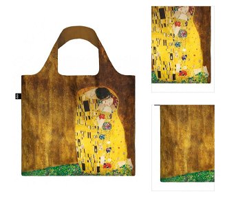 Nákupná taška LOQI Museum, Klimt - The Kiss 3