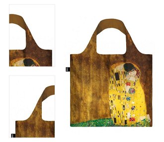 Nákupná taška LOQI Museum, Klimt - The Kiss 4