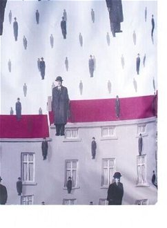 Nákupná taška LOQI Museum, Magritte - Golconda 9