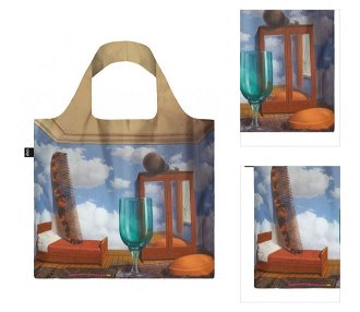 Nákupná taška LOQI Museum, Magritte - Personal Values 3