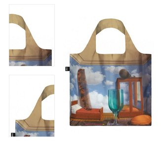 Nákupná taška LOQI Museum, Magritte - Personal Values 4