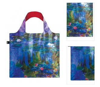 Nákupná taška LOQI Museum, Monet - Water Lilies Recycled 3