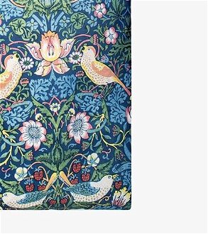 Nákupná taška LOQI Museum, Morris - The Strawberry Thief Decorative Fabric Recycled 9