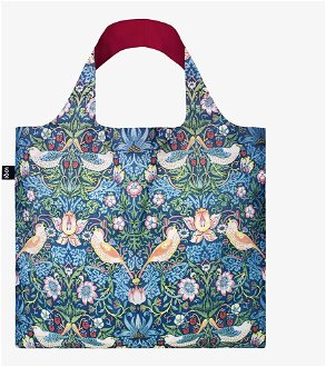 Nákupná taška LOQI Museum, Morris - The Strawberry Thief Decorative Fabric Recycled