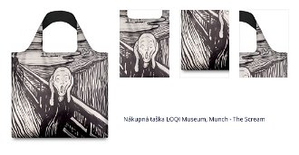 Nákupná taška LOQI Museum, Munch - The Scream 1