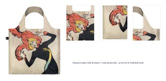 Nákupná taška LOQI Museum, Toulouse Lautrec - Jane Avril & Aristide Bruant 1