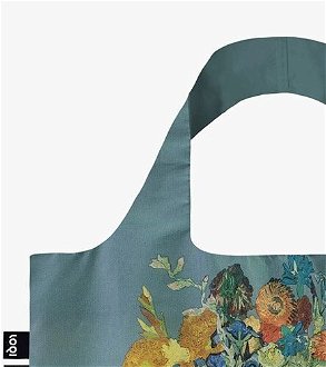 Nákupná taška LOQI Museum, Van Gogh - Flower Pattern Blue 6