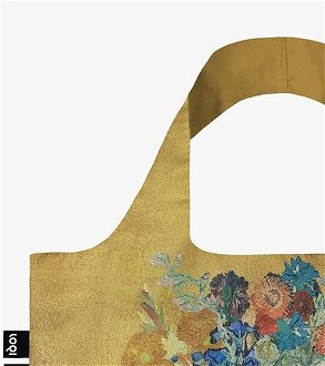 Nákupná taška LOQI Museum, Van Gogh - Flower Pattern Gold 6