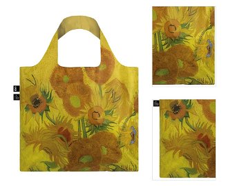 Nákupná taška LOQI Museum, Van Gogh - Sunflowers 3