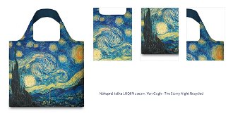 Nákupná taška LOQI Museum, Van Gogh - The Starry Night Recycled 1