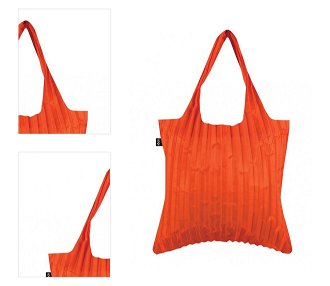 Nákupná taška LOQI Pleated Orange 4