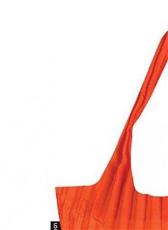 Nákupná taška LOQI Pleated Orange 6