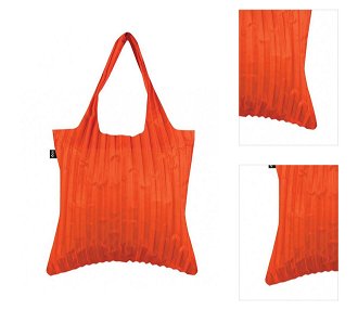Nákupná taška LOQI Pleated Orange 3
