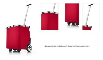 Nákupná taška na kolieskach Reisenthel Carrycruiser Red 1