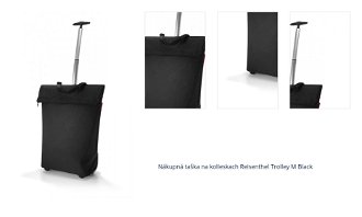 Nákupná taška na kolieskach Reisenthel Trolley M Black 1