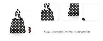Nákupná taška Reisenthel Mini Maxi Shopper Dots White 1