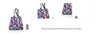Nákupná taška Reisenthel Mini Maxi Shopper Florist Indigo 1