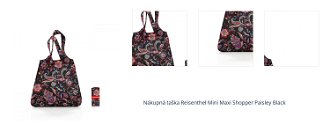 Nákupná taška Reisenthel Mini Maxi Shopper Paisley Black 1
