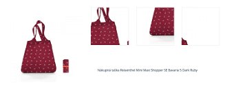 Nákupná taška Reisenthel Mini Maxi Shopper SE Bavaria 5 Dark Ruby 1