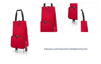 Nákupný vozík Reisenthel Foldabletrolley Red 1