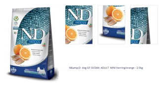 N&amp;D dog GF OCEAN ADULT MINI herring/orange - 2,5kg 1