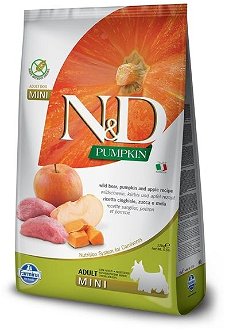 N&amp;D dog GF PUMPKIN ADULT MINI boar/apple - 2,5kg