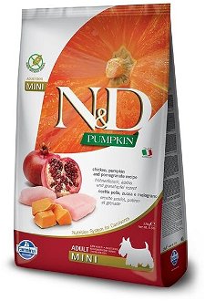 N&amp;D dog GF PUMPKIN ADULT MINI chicken/pomegranate - 2,5kg