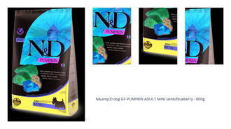 N&amp;D dog GF PUMPKIN ADULT MINI lamb/blueberry - 800g 1