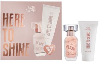 Naomi Campbell Here To Shine – EDT 15 ml + telové mlieko 50 ml