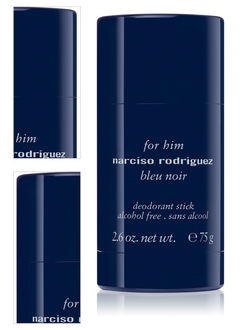 Narciso Rodriguez for him Bleu Noir deostick pre mužov 75 g 4