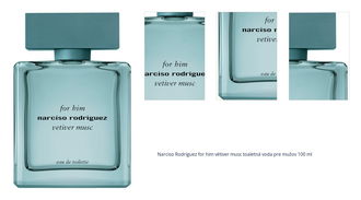 narciso rodriguez for him vetiver musc toaletná voda pre mužov 100 ml 1