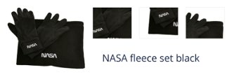 NASA fleece set black 1