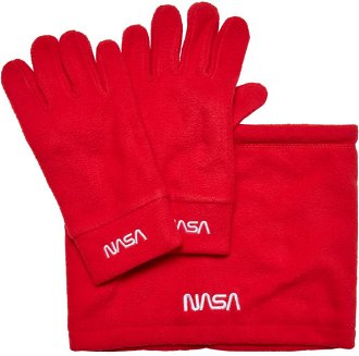 NASA fleece set red 2