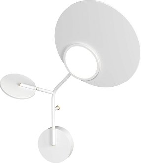 Nástenná lampa Ballon 3 pravostranná, viac variantov - TUNTO Model: bílý rám a krycí část, panel překližka bílé barvy